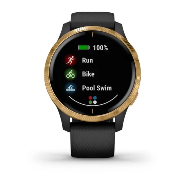Zegarek GARMIN VENU 43MM 010-02173-33 SMARTWATCH DAMSKI AMOLED BLACK GOLD GPS (0100217333)