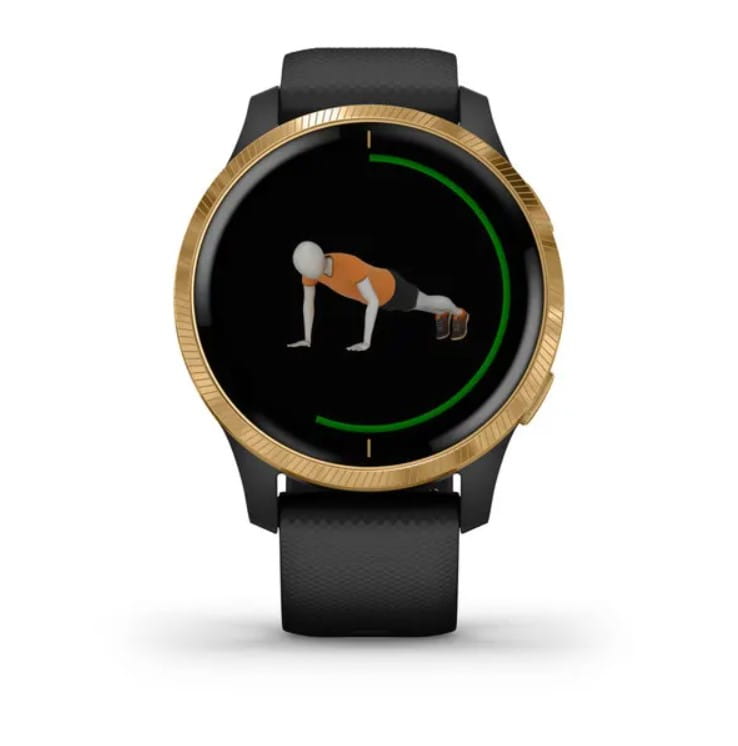 Zegarek GARMIN VENU 43MM 010-02173-33 SMARTWATCH DAMSKI AMOLED BLACK GOLD GPS (0100217333)