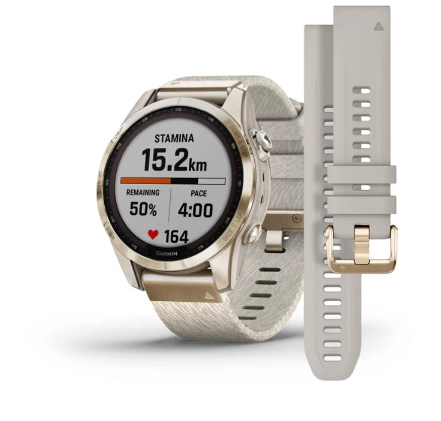 Zegarek GARMIN FENIX 7S SAPPHIRE SOLAR 010-02539-39 SMARTWATCH DAMSKI (0100253939) DODATKOWY PASEK W ZESTAWIE