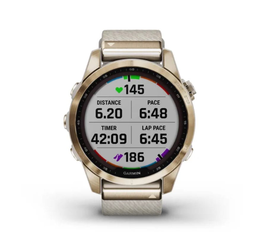 Zegarek GARMIN FENIX 7S SAPPHIRE SOLAR 010-02539-39 SMARTWATCH DAMSKI (0100253939) DODATKOWY PASEK W ZESTAWIE