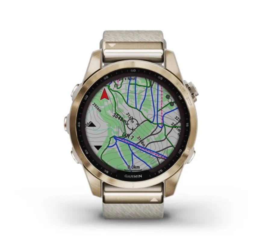 Zegarek GARMIN FENIX 7S SAPPHIRE SOLAR 010-02539-39 SMARTWATCH DAMSKI (0100253939) DODATKOWY PASEK W ZESTAWIE