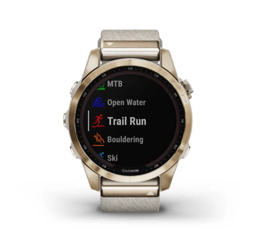 Zegarek GARMIN FENIX 7S SAPPHIRE SOLAR 010-02539-39 SMARTWATCH DAMSKI (0100253939) DODATKOWY PASEK W ZESTAWIE