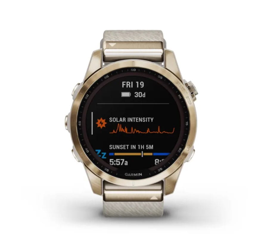 Zegarek GARMIN FENIX 7S SAPPHIRE SOLAR 010-02539-39 SMARTWATCH DAMSKI (0100253939) DODATKOWY PASEK W ZESTAWIE