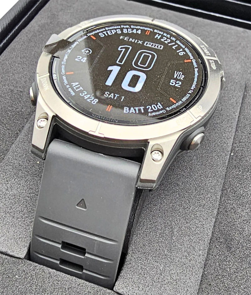 Zegarek GARMIN FENIX 7 PRO SAPPHIRE SOLAR 010-02777-30 SMARTWATCH TYTANOWY (0100277730) DODATKOWY PASEK W ZESTAWIE