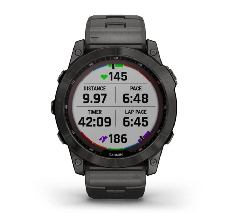 Zegarek GARMIN FENIX 7X SAPPHIRE SOLAR 010-02541-27 SMARTWATCH TYTANOWO SZARY (0100254127) DODATKOWY PASEK W ZESTAWIE