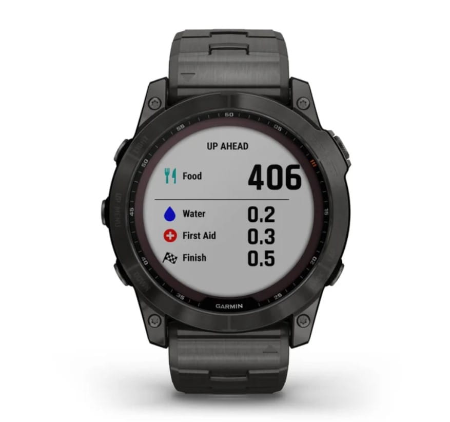 Zegarek GARMIN FENIX 7X SAPPHIRE SOLAR 010-02541-27 SMARTWATCH TYTANOWO SZARY (0100254127) DODATKOWY PASEK W ZESTAWIE