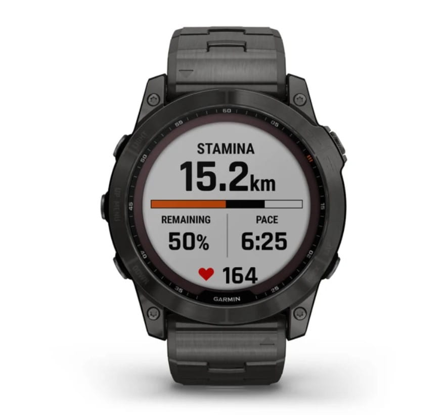 Zegarek GARMIN FENIX 7X SAPPHIRE SOLAR 010-02541-27 SMARTWATCH TYTANOWO SZARY (0100254127) DODATKOWY PASEK W ZESTAWIE