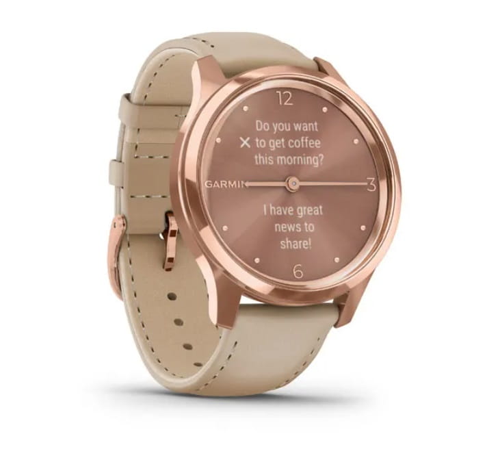 Zegarek GARMIN VIVOMOVE 010-02241-21 SMARTWATCH KOPERTA Z STALI Z PVD 0100224121