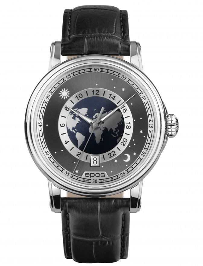 Zegarek Epos Emotion Globe 24h 3390.302.20.54.25 (3390302205425)