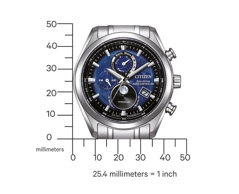 Zegarek Citizen Tsuki-yomi Titanium BY1010-81L (BY101081L)