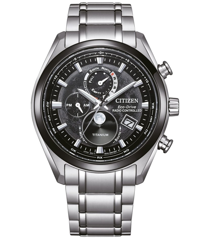 Zegarek Citizen Tsuki-yomi Titanium BY1018-80E (BY101880E)