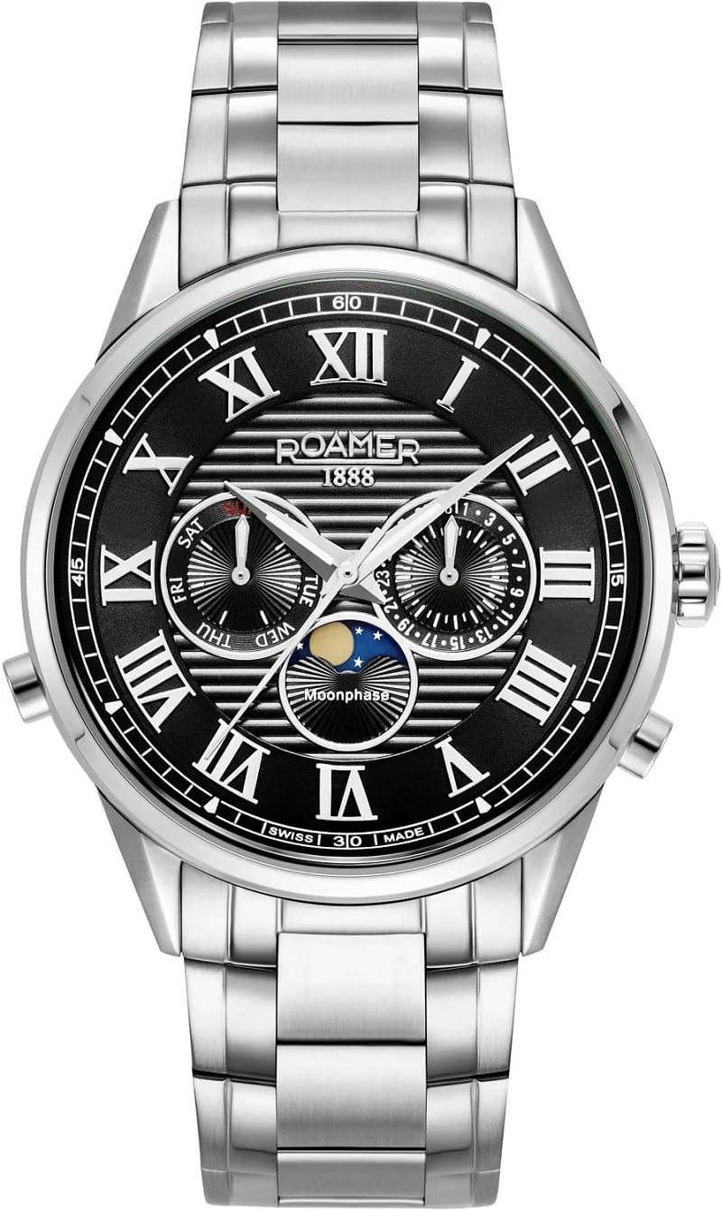 Zegarek ROAMER SUPERIOR MOONPHASE II 513821.41.85.50 (513821418550)