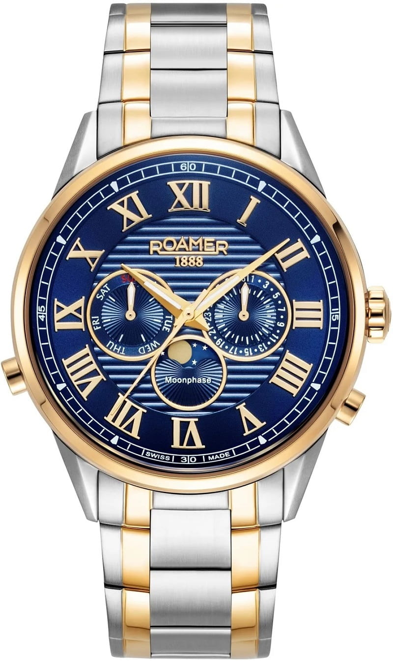 Zegarek ROAMER SUPERIOR MOONPHASE II 513821.47.45.50  (513821474550)