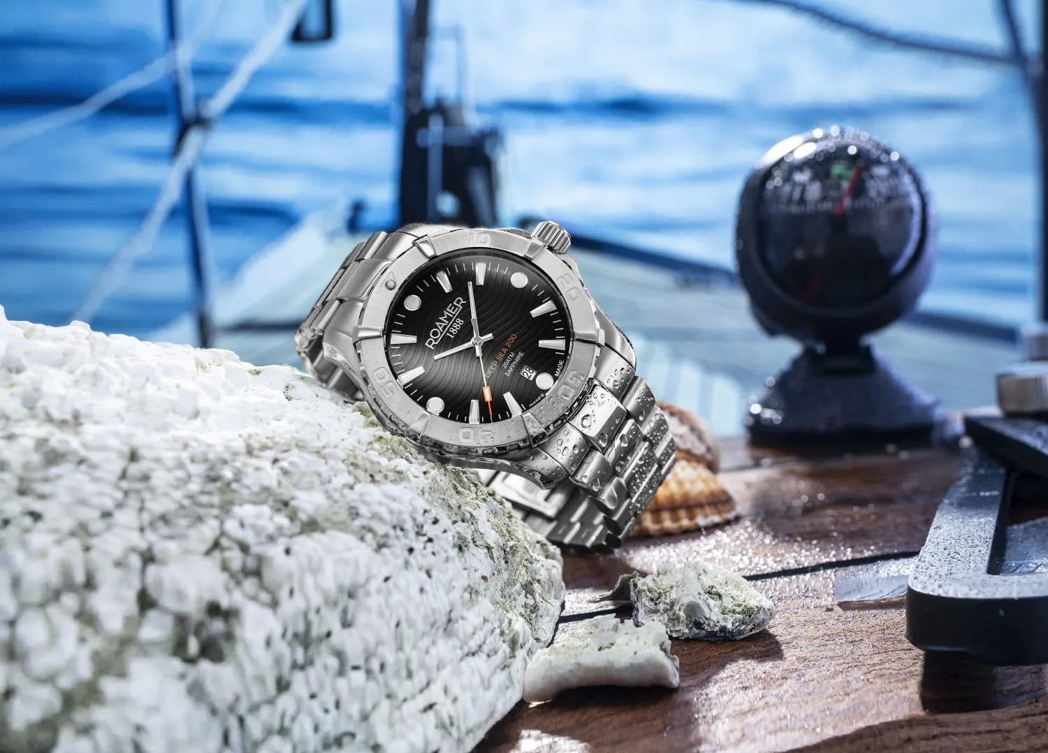 Zegarek ROAMER DEEP SEA 200 860833.41.55.70 (860833415570)