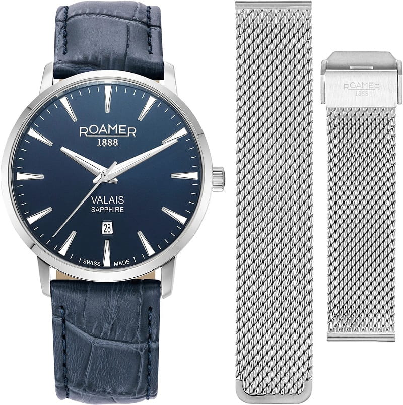 Zegarek ROAMER VALAIS GENTS SET 988833.41.45.05 (988833414505)
