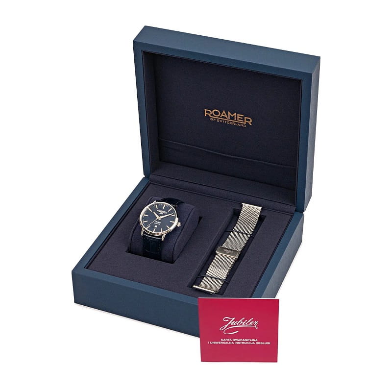 Zegarek ROAMER VALAIS GENTS SET 988833.41.45.05 (988833414505)