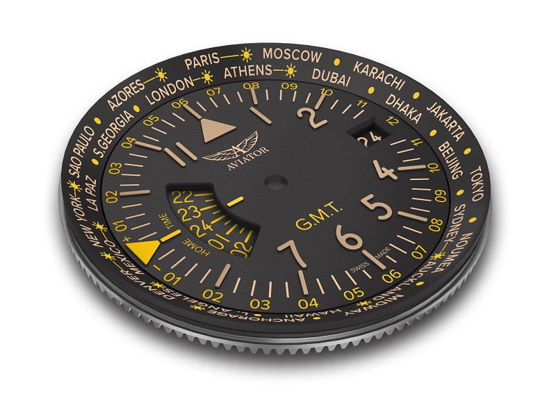 Zegarek Aviator Airacobra GMT V.1.37.0.303.5 (V13703035)