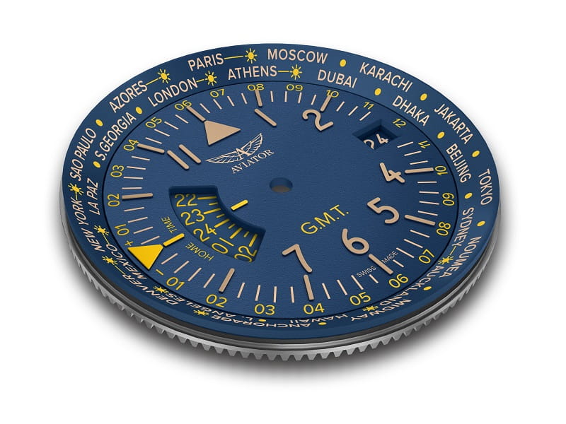 Zegarek Aviator Airacobra GMT V.1.37.0.304.5 (V13703045)