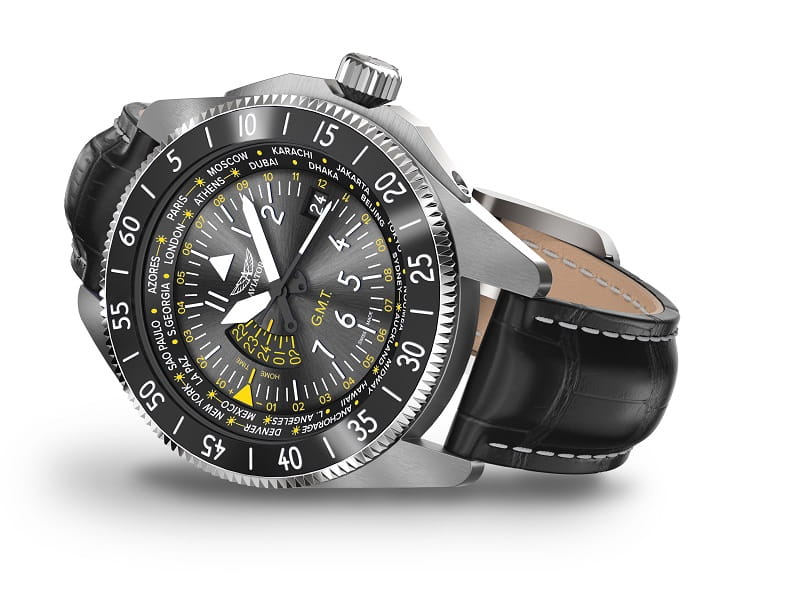 Zegarek Aviator Airacobra GMT V.1.37.0.307.4 (V13703074)