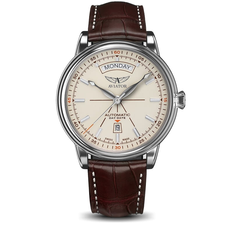 Zegarek Aviator Douglas Day Date V.3.20.0.141.4 (V32001414)