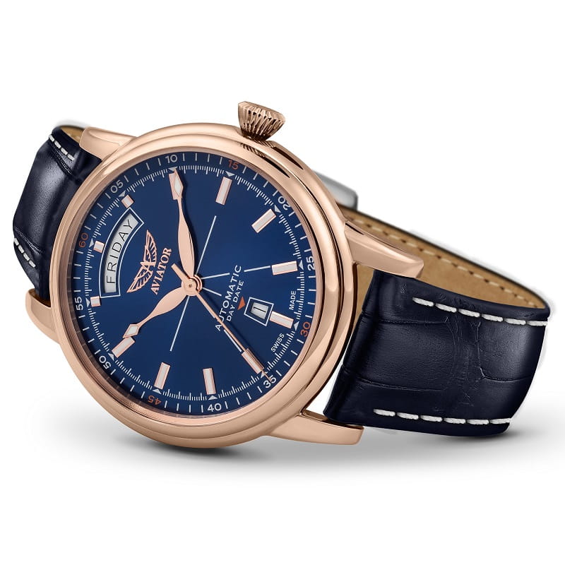Zegarek Aviator Douglas Day Date V.3.20.2.225.4 (V32022254)