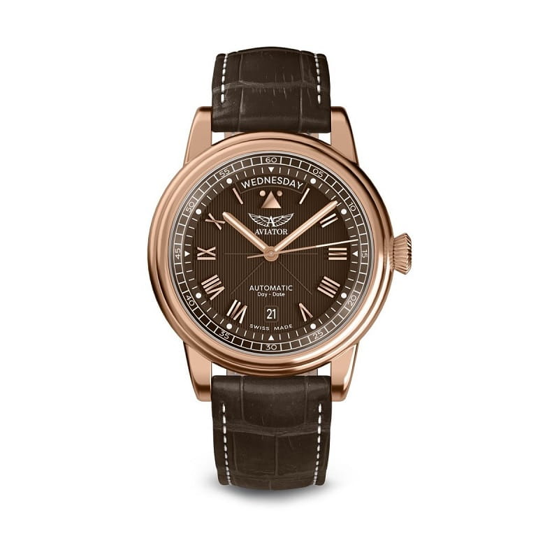 Zegarek Aviator Douglas Day Date 41 Automatic LIMITED EDITION V.3.35.2.280.4 (V33522804)
