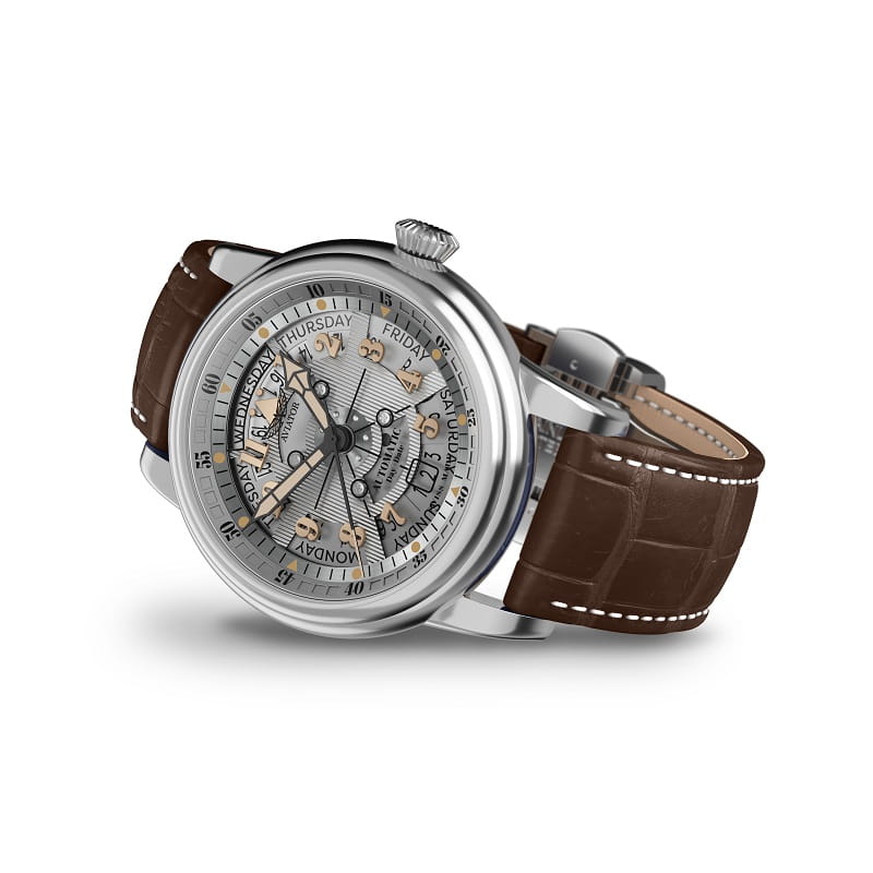 Zegarek Aviator Douglas Day Date Meca 41 V.3.36.0.286.4 (V33602864)