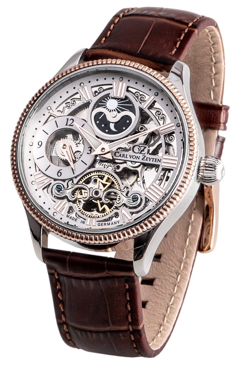 Zegarek Carl von Zeyten Kirnbach Skeleton Automatic CVZ0034RWHS