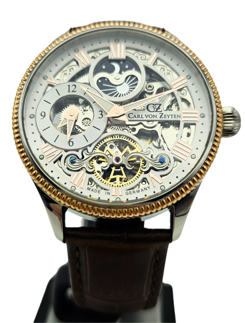 Zegarek Carl von Zeyten Kirnbach Skeleton Automatic CVZ0034RWHS