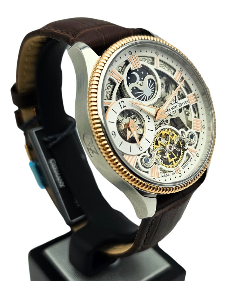 Zegarek Carl von Zeyten Kirnbach Skeleton Automatic CVZ0034RWHS
