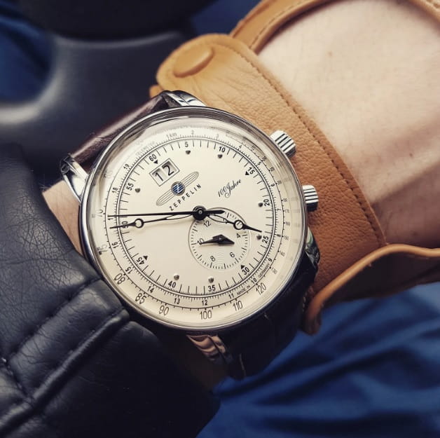 Zegarek Zeppelin 100 Jahre 7640-1 (76401)