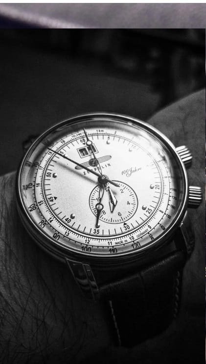 Zegarek Zeppelin 100 Jahre 7640-1 (76401)