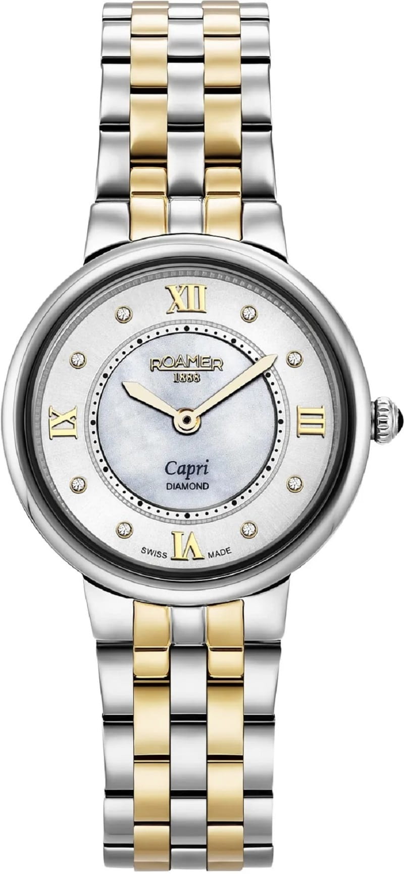 Zegarek ROAMER CAPRI DIAMOND 859845.47.29.50 (859845472950)