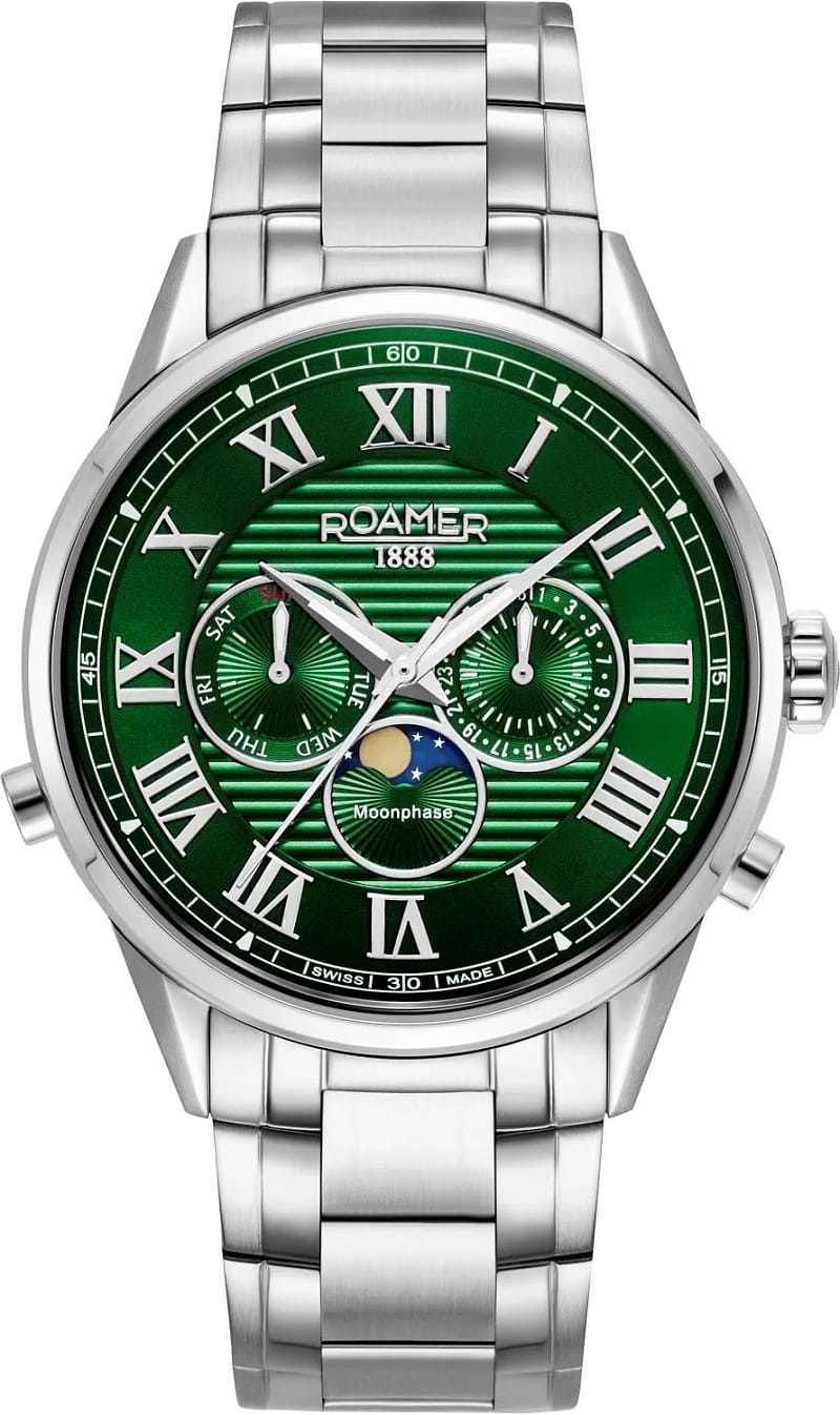 Zegarek ROAMER SUPERIOR MOONPHASE II 513821.41.75.50 (513821417550)