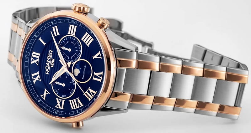 Zegarek ROAMER SUPERIOR MOONPHASE II 513821.49.45.50 (513821494550)