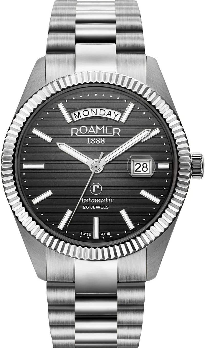 Zegarek ROAMER PRIMELINE DAYDATE II 981666.41.85.50 (981666418550)