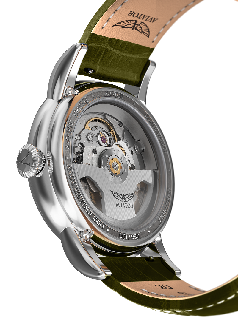 Zegarek Aviator Douglas Day Date 41 Automatic LIMITED EDITION V.3.35.0.278.4 (V33502784)