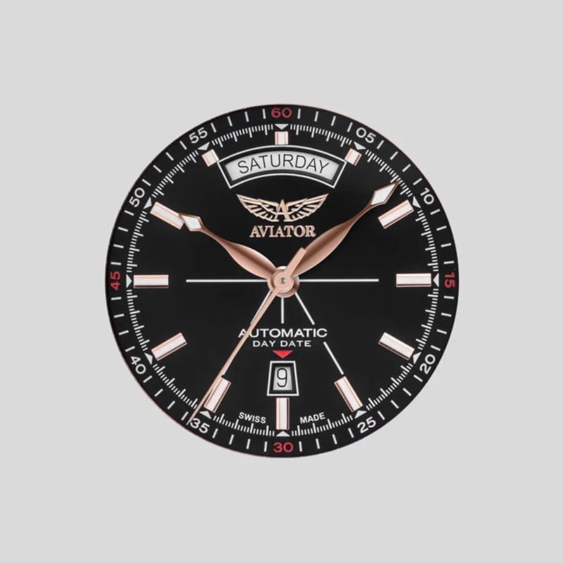 Zegarek Aviator Douglas Day Date V.3.20.2.146.4 (V32021464)