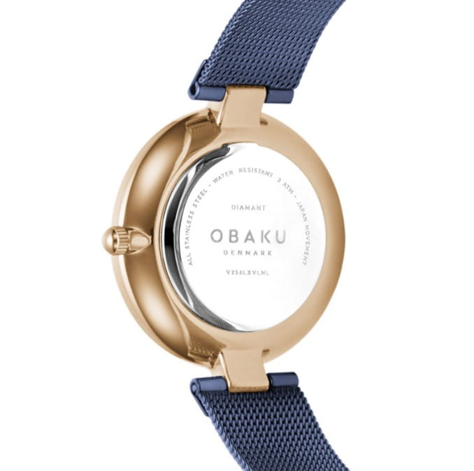 Zegarek Obaku Denmark Diamant - Steel V256LXVLML