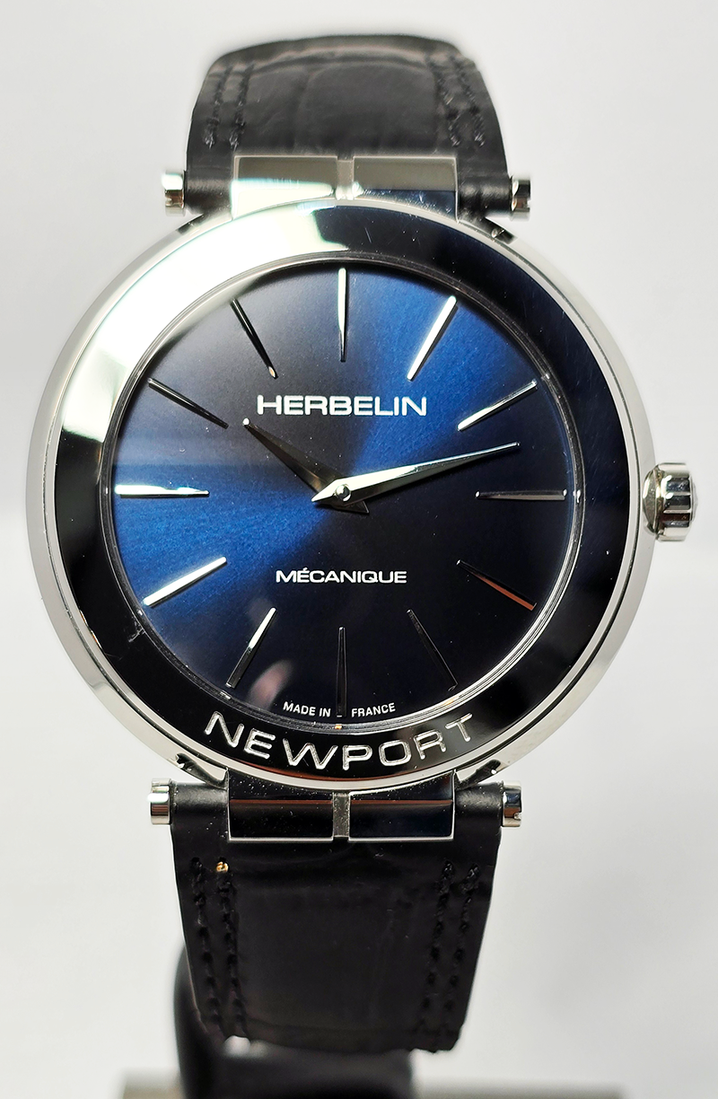 Zegarek Herbelin Newport Slim Mechanical 1222AP15 (1222/AP15 )