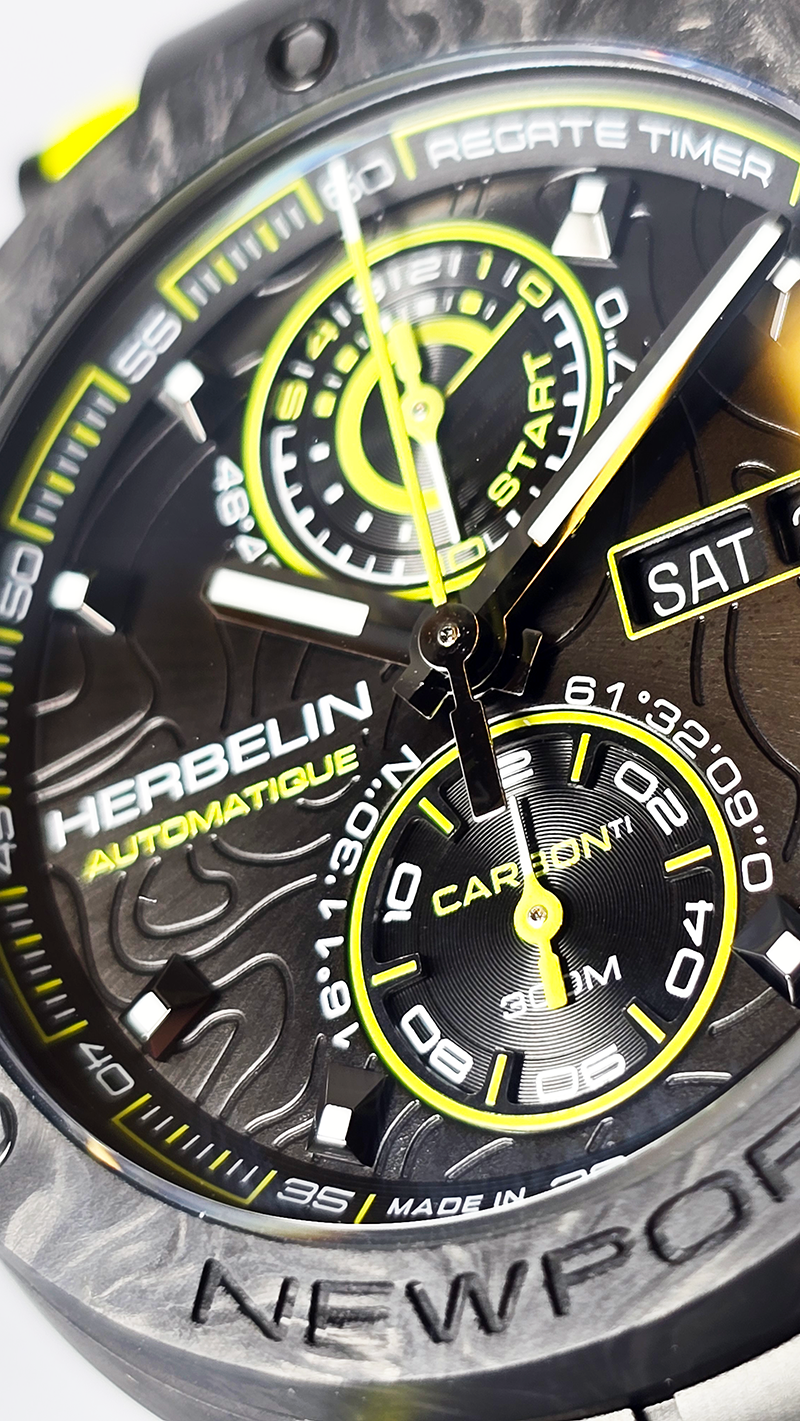 Zegarek Herbelin Newport Carbon Titanium 288CTN14CY Limited Edition + Rotomat WOLF