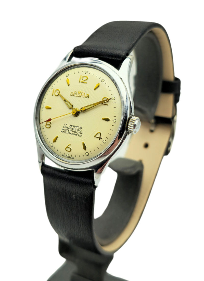Zegarek DELBANA z lat 50-tych STAN BDB  W6