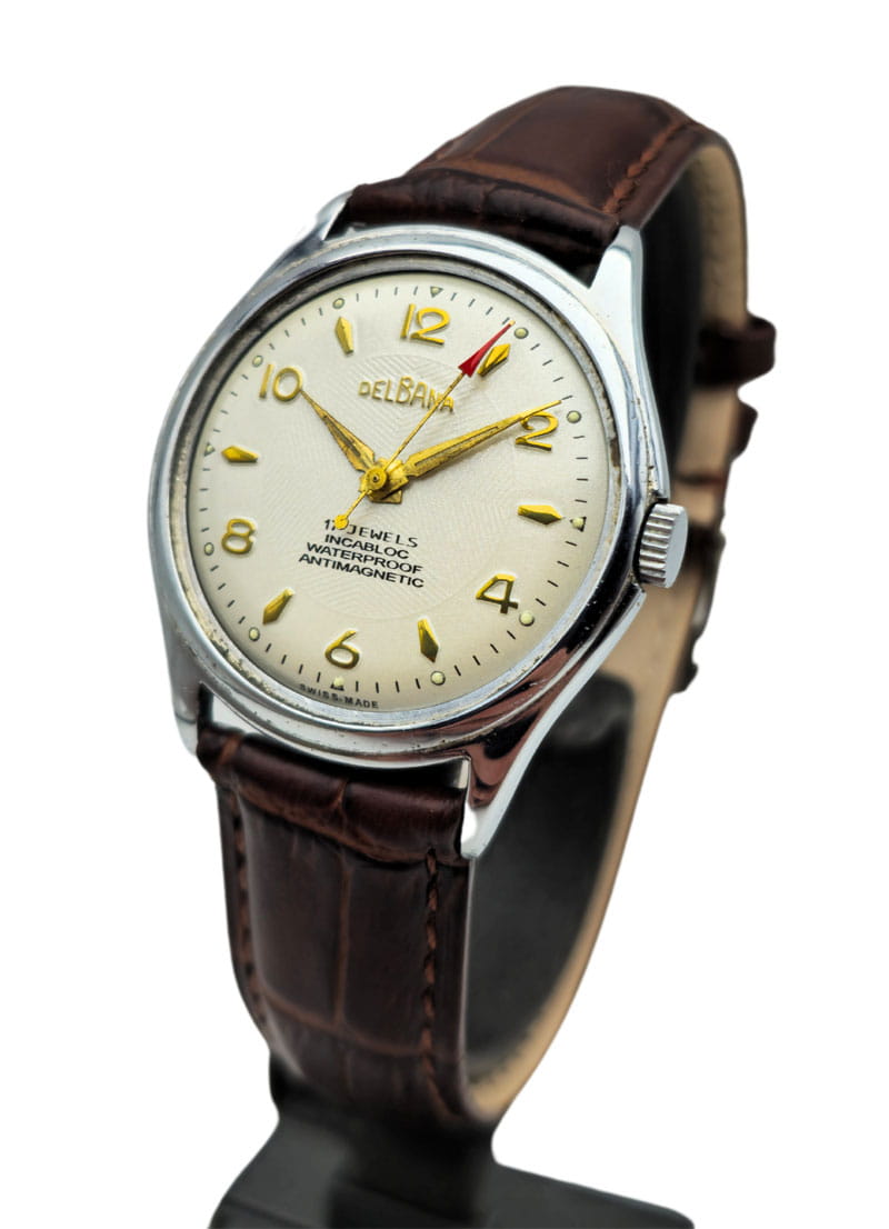 Zegarek DELBANA z lat 50-tych STAN BDB W8