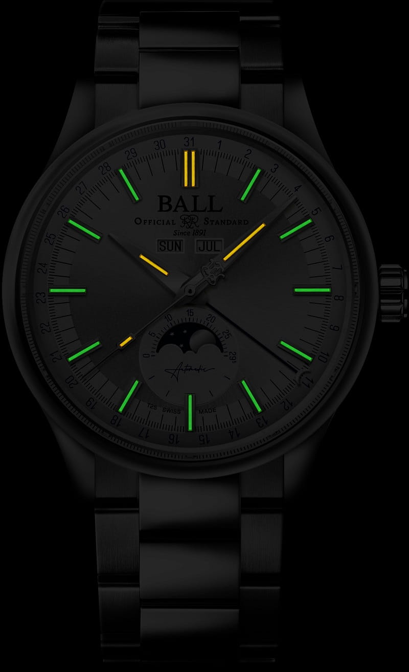 Zegarek Ball Engineer II Moon Calendar Limited Edition NM3016C-S1J-SL (NM3016CS1JSL)