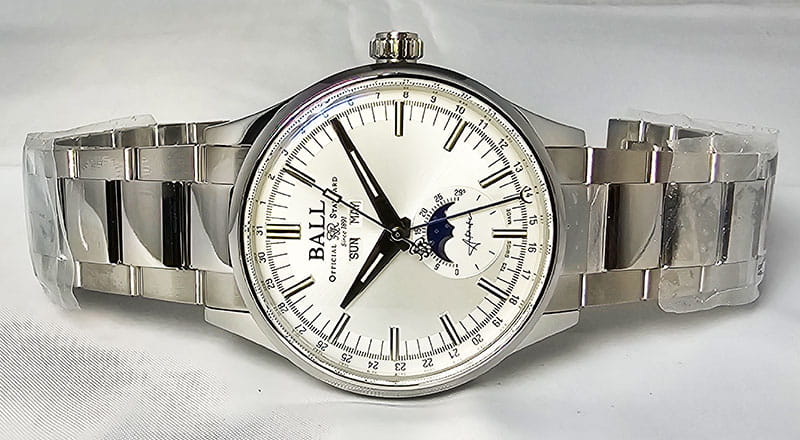 Zegarek Ball Engineer II Moon Calendar Limited Edition NM3016C-S1J-SL (NM3016CS1JSL)