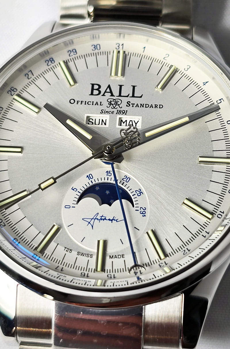 Zegarek Ball Engineer II Moon Calendar Limited Edition NM3016C-S1J-SL (NM3016CS1JSL)