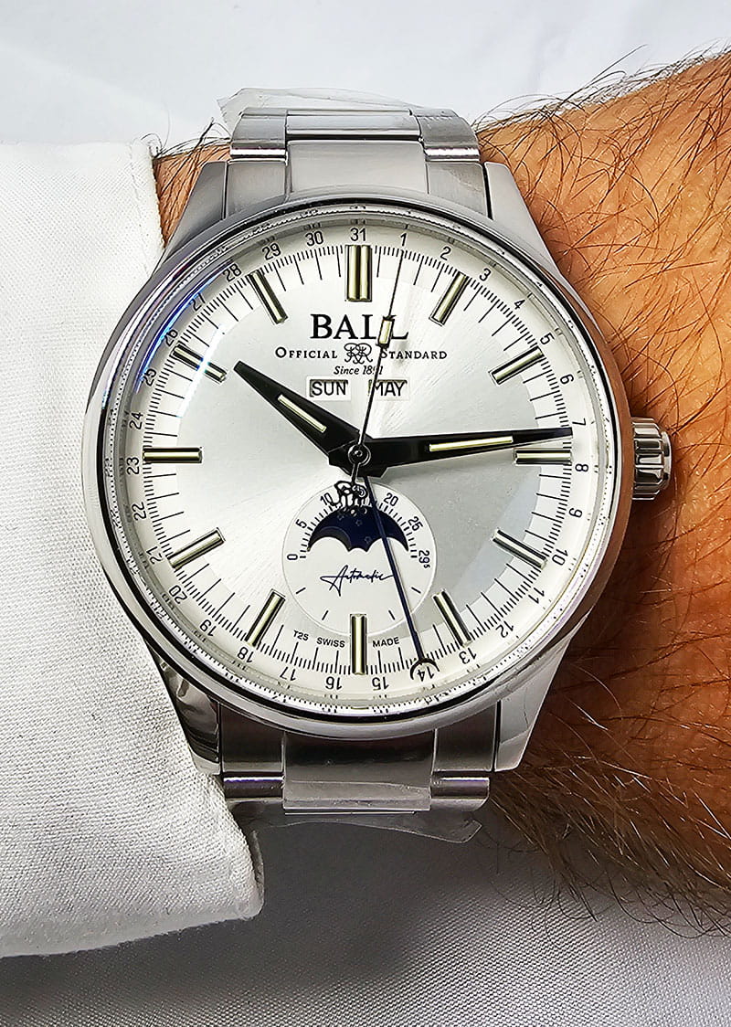 Zegarek Ball Engineer II Moon Calendar Limited Edition NM3016C-S1J-SL (NM3016CS1JSL)