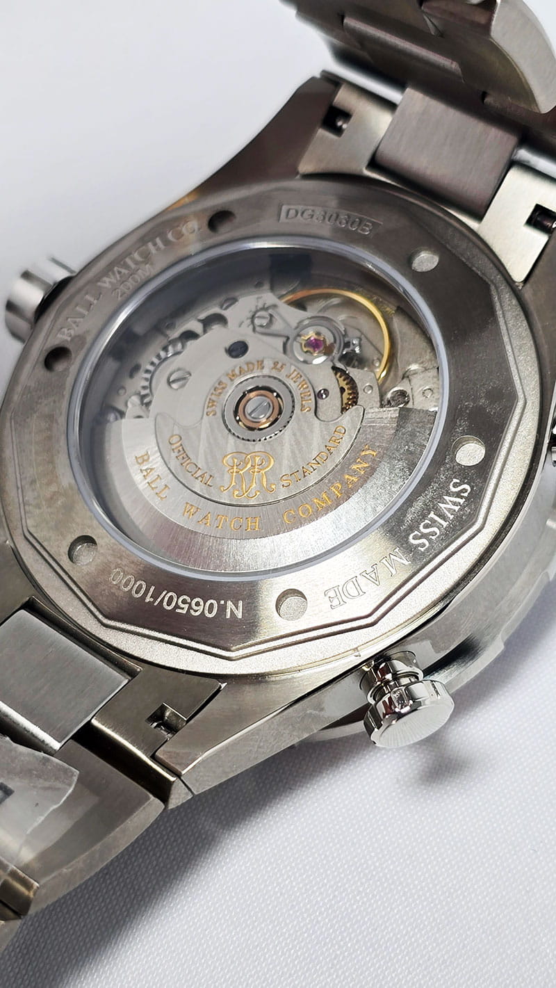 Zegarek Ball Roadmaster Marine GMT Titanium DG3030B-S4C-BK (DG3030BS4CBK)