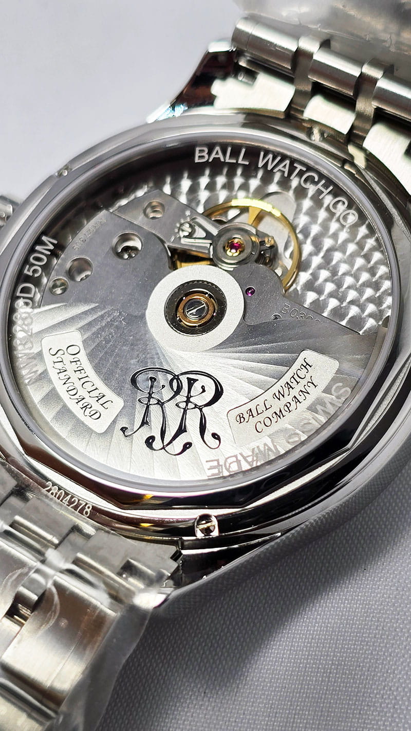 Zegarek Ball Trainmaster Manufacture 80 Hours NM3280D-S1CJ-SL (NM3280DS1CJSL)