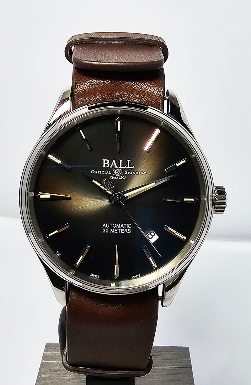 Zegarek Ball Trainmaster Legend NM9080D-L1J-BK (NM9080DL1JBK)